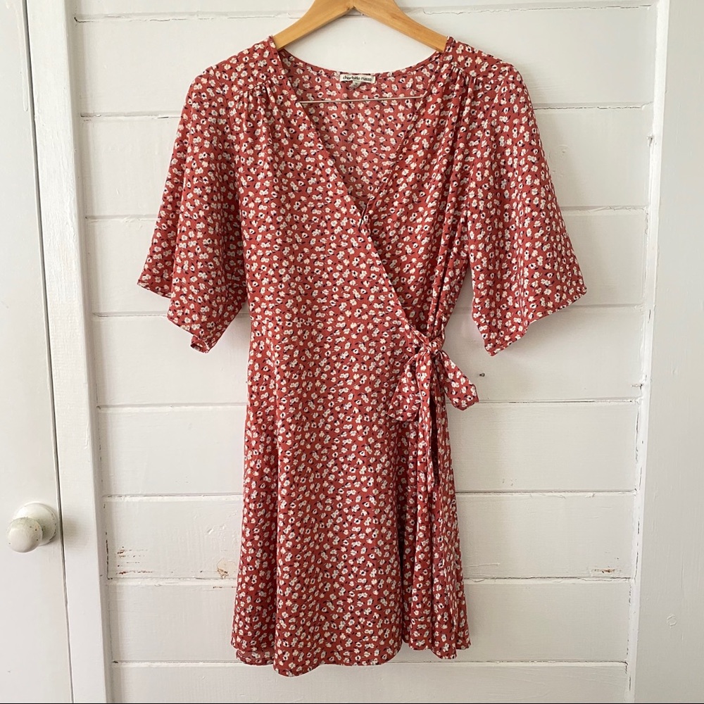 Charlotte Russe Floral Wrap Dress